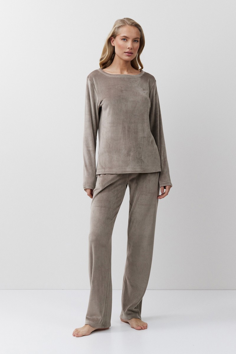 Домашний комплект со штанами из ткани в рубчик CAPUCINE Aruelle Литва