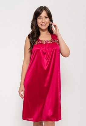 Сорочка ночная женская средней длины 1400 Cleo бордо