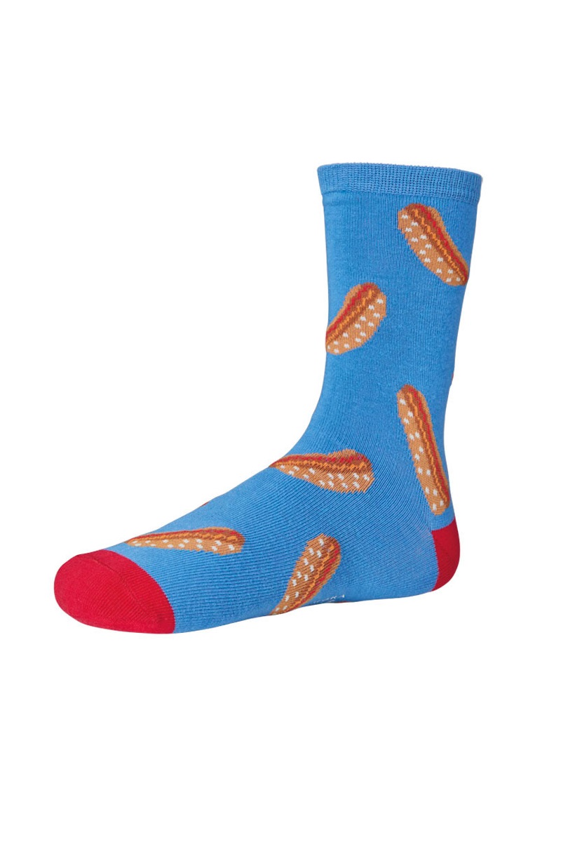 Носки женские тёплые 12744 из хлопка Ysabel Mora синий