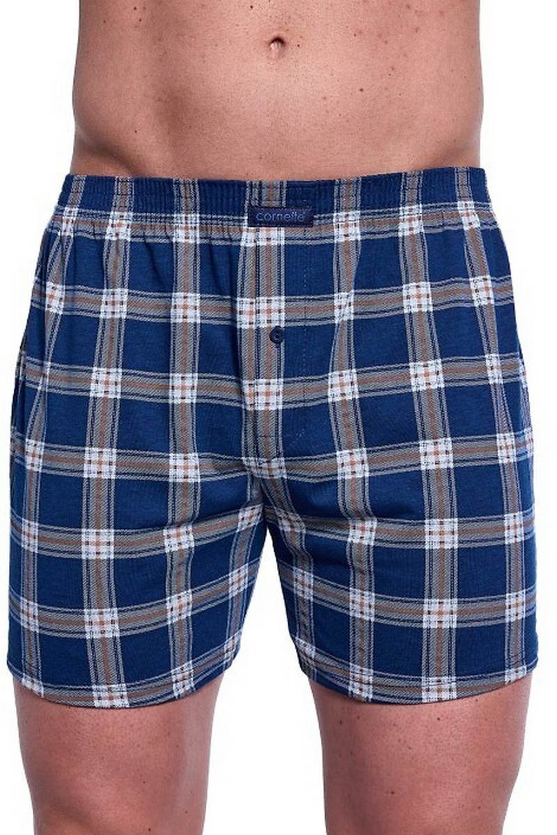 Свободные боксеры мужские хлопок син/серый 002/008-19 COMFORT Cornette