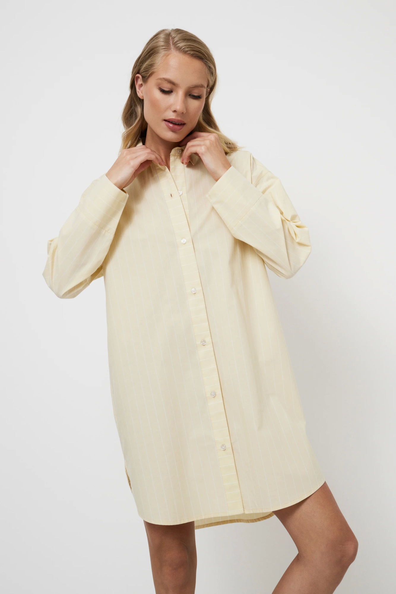 Стильная рубашка женская хлопок LIMONELLA  Aruelle Литва