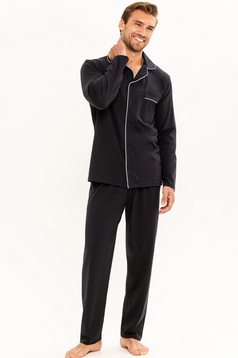 Мужская пижама рубашка со штанами хлопок 3299 ALLEN Taro Польша