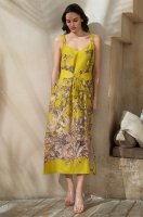 Пляжный сарафан длинный хлопок/лён Фиджи 5409 Mia-Amore