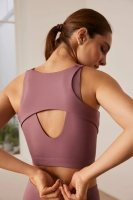 Спортивный топ женский с подтяжками 70821 роза Ysabel Mora Испания