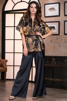 Шёлковая пижама двухсторонний жакет и брюки-палаццо Антика 3476 Mia-Amore