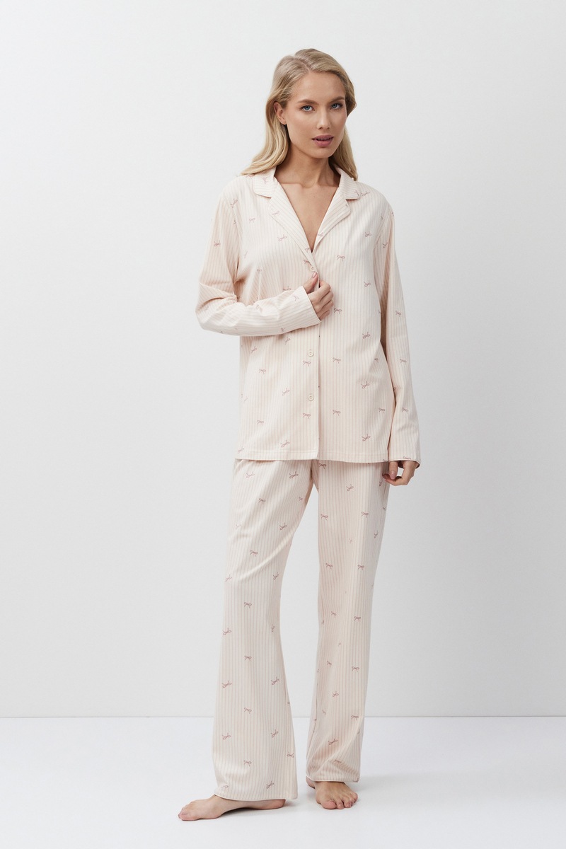 Пижама рубашка со штанами из хлопка YVETTE  Aruelle Литва