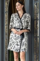 Халат домашний короткий с запахом Персея 7983 Mia-Amore