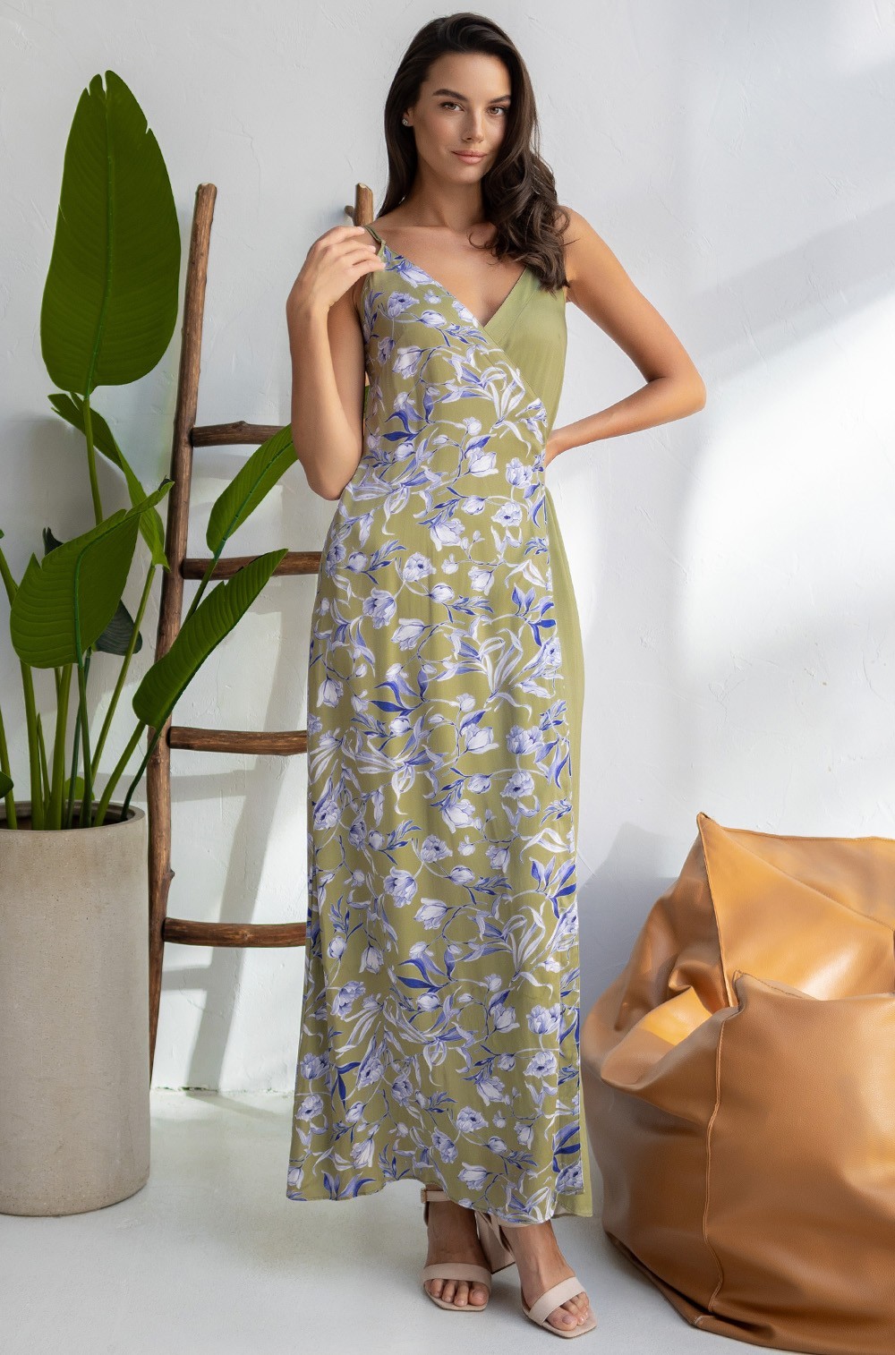 Сарафан летний длинный из вискозы с шёлком Либертина 1955 Mia-Amore