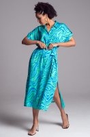 Рубашка-платье летнее на пуговицах вискоза/шёлк Севиль 5067/б Mia-Amore