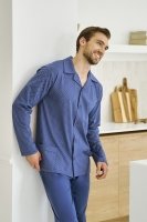 Мужская пижама со штанами хлопок 3483/3484/3485 DEREK Taro Польша