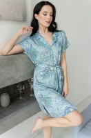 Рубашка домашняя из вискозы и шёлка короткий рукав 1867 Мелисса Mia-Amore
