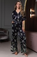 Роскрошный комплект из шёлка бомбер с брюками Лурдес 4555 Миа-Аморе