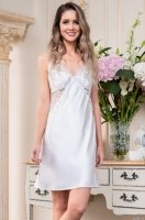 Шёлковая сорочка ночная с отрезными чашками EDITA Эдита 3671 Mia-Amore