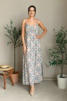 Платье женское длинное с отрезным лифом из вискозы Симона 16531 Миа-Миа