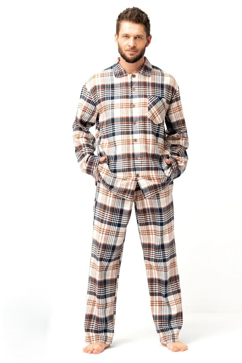 Фланелевая пижама мужская MNS 443 KEY Польша