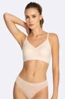 Топ бесшовный SIMPLE BRA TOP Julimex Польша бежевый