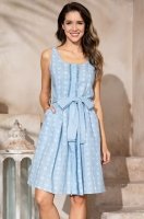 Сарафан летний хлопковый до колена на пуговицах Синди 1840 Mia-Amore