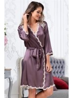 Шёлковый халат домашний женский 3683 Бриджит Mia-Amore