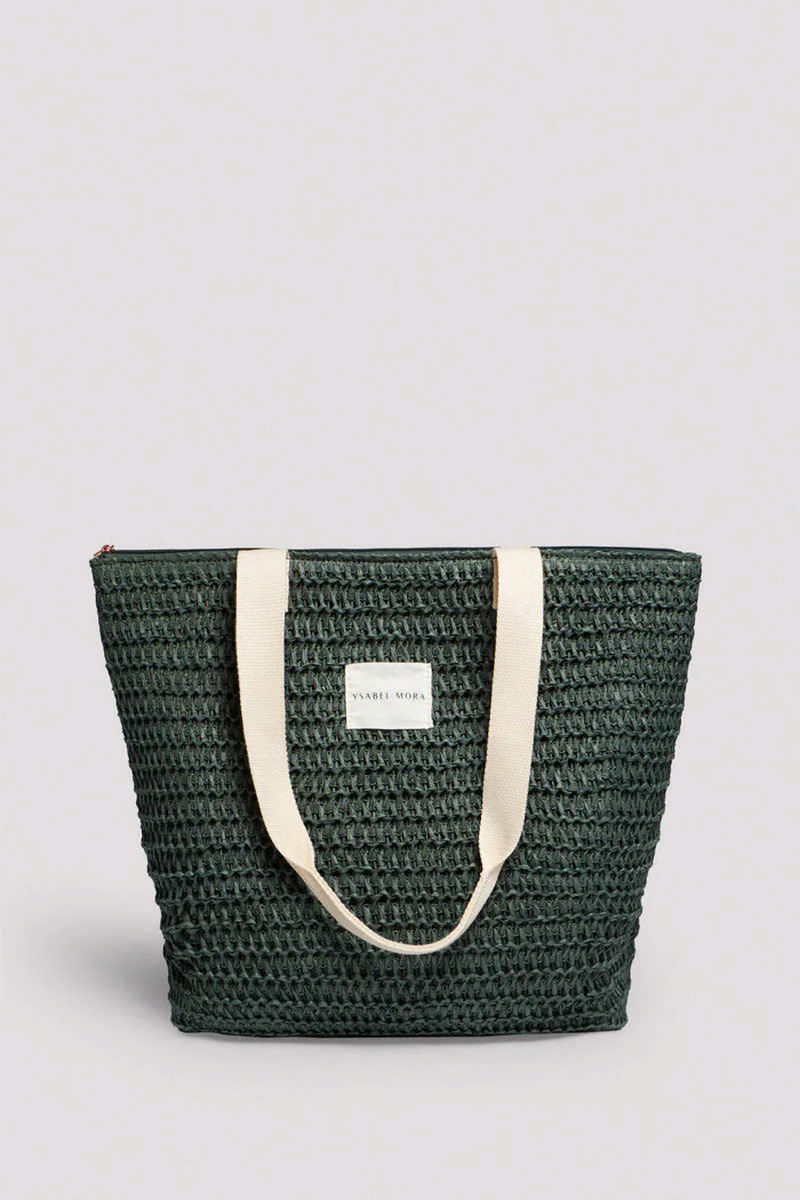 Сумка пляжная на молнии ILHA DE MEL 86207 зелёный Ysabel Mora Испания