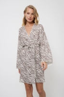 Халат домашний в стиле сафари из вискозы MANUELA  Aruelle Литва