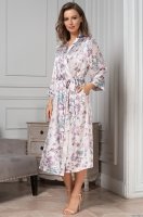 Шёлковый женский халат длинный MIRACLE Миракл 3549 Mia-Amore