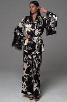 Шёлковая пижама запашной жакета топ брюки 4776 Арабель Mia-Amore