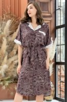 Платье-рубашка женское ниже колен из вискозы Челси 1789 Mia-Amore