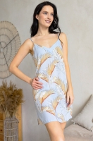 Сорочка женская короткая из вискозы Palm Beach 1980 Mia-Amore