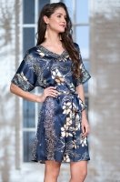 Атласная туника домашняя короткая Блюмарин 8445 Mia-Amore