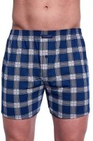 Свободные боксеры мужские хлопок син/серый 002/008-19 COMFORT Cornette