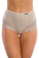 Трусы женские высокие 2 шт. в упаковке р XXL 729 TERMO KEY бежевый