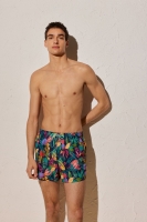 Цветные шорты купальные мужские 90097 синий микс Ysabel Mora