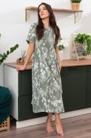 Длинное платье летнее Марибель 5481 Mia-Amore из хлопкового муслина