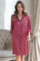 Стильная рубашка женская в шотландскую клетку Честер 7377 Mia-Amore