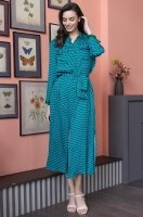 Длинная рубашка женская летняя вискоза с шёлком Кайли 5039 Mia-Amore