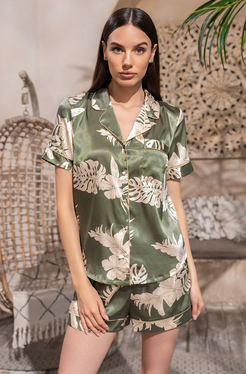 Стильный домашний комплект из шёлка Лоренса 4244 Mia-Amore