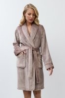 Халат флисовый домашний короткий EVA CHOCO Aruelle Литва