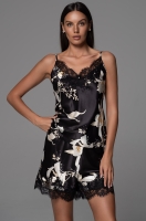 Шёлковая пижама топ с шортами 4772 Арабель Mia-Amore