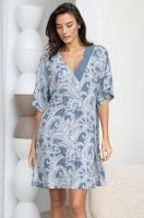 Туника летняя короткая с широкими рукавами вискоза 1978 Pacific Ocean Mia-Amore