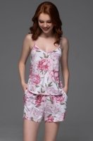 Пижама топ на лямках с шортами из трикотажной вискозы 5554 Abbey Mia-Amore