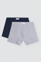 Мужские облегающие боксеры 2 шт. в упаковке хлопок 20402 Ysabel Mora