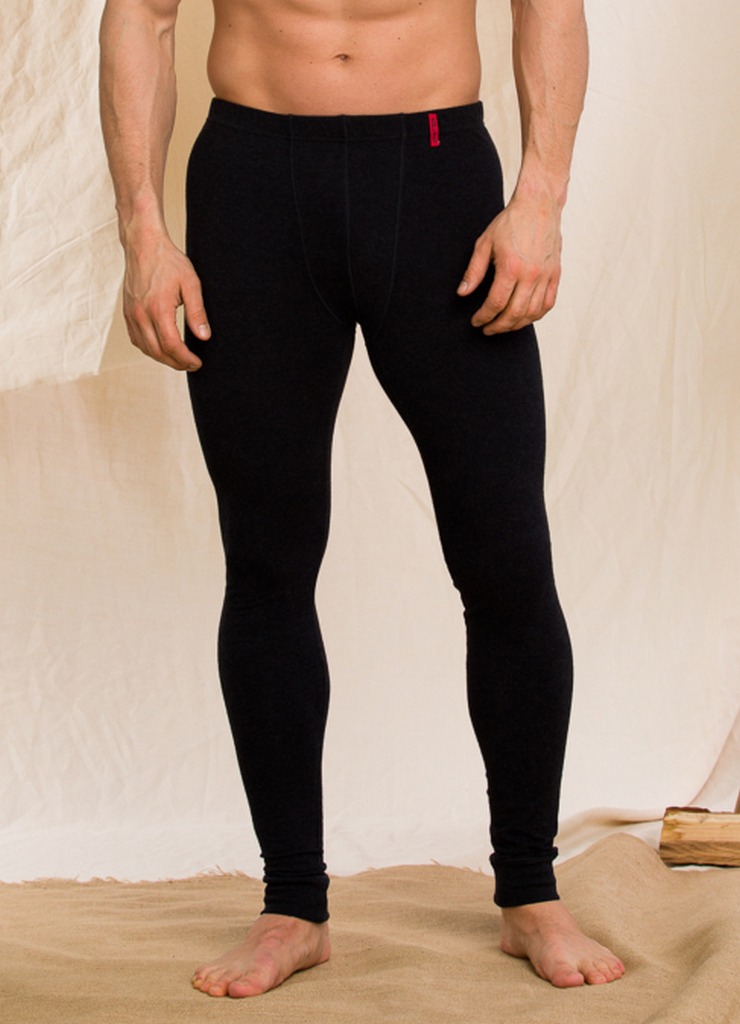 Кальсоны мужские хлопковые чёрные MXL 155 TERMO KEY Польша