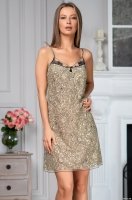 Сорочка короткая на узкой лямке из визкозы Mia-Amore Доминика1261 Mia-Amore