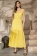 Сарафан пляжный длинный хлопковый Рошель Rochelle 1618 Mia-Amore жёлтый