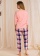 Трикотажная пижама женская кофта и штаны р 54 KEY 405