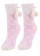 Носки женские плюшевые тёплые с помпонами COOZY N65 розовый Marilyn