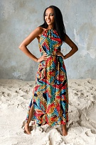 Длинное платье из вискозы Dominica Доминика 16440 Mia-Mia