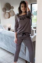Комплект женский домашний кофта со штанами 7/8 MOOD Sensis