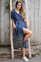 Платье-рубашка женское летнее Mia-Amore ARIZONA Аризона 1215 Mia-Amore