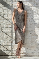 Платье комбинация на широких бретелях шёлк/вискоза Руна 3998 Mia-Amore